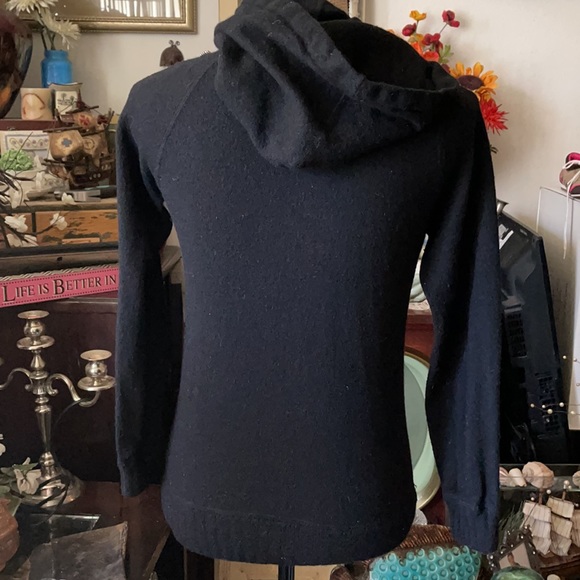 Burberry Navy Blue Hooded Motif Sweater - Picture 9 of 9